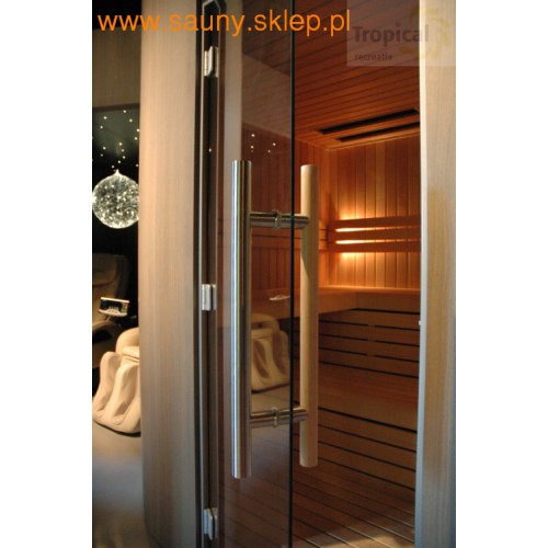 Drzwi szklane do sauny LUX - TAFLA 75x200cm